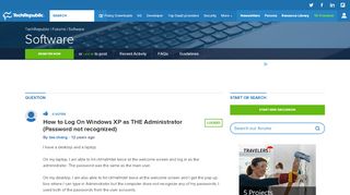 
                            6. How to Log On Windows XP as THE Administrator (Password not ...