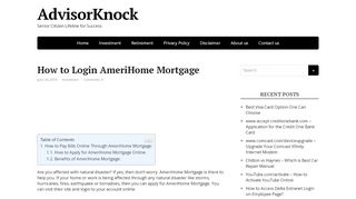 
                            7. How to Login AmeriHome Mortgage - …