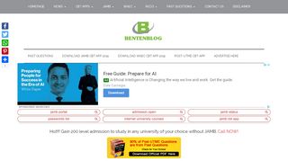 
                            1. How To Login And Check Your JAMB Profile - bentenblog.com