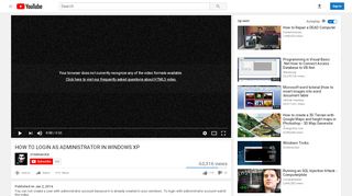 
                            4. HOW TO LOGIN AS ADMINISTRATOR IN WINDOWS XP - YouTube