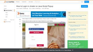 
                            2. How to Login in Jmeter on Java Script Popup - Stack Overflow