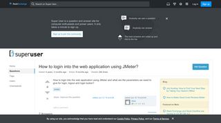 
                            7. How to login into the web application using JMeter ...