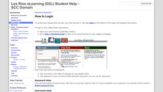 
                            8. How to Login - Los Rios eLearning (D2L) Student Help - SCC ...