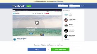 
                            1. How to login? - Mazing Life Network - facebook.com