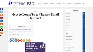 
                            9. How to Login To A Charter Email Account - TechMused