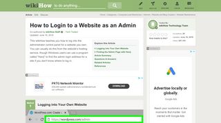 
                            10. How to Login to a Website as an Admin (with Pictures ...