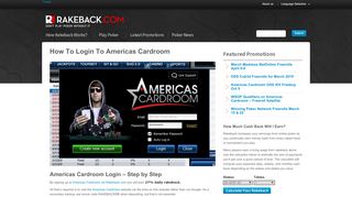 
                            1. How To Login To Americas Cardroom - Rakeback.com