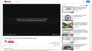 
                            6. How to login to AP Commercial Taxes e-Returns portal - YouTube