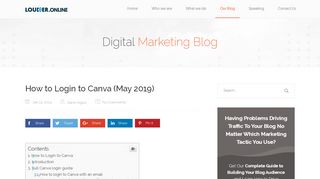 
                            5. How to Login to Canva (May 2019) - Louder.Online