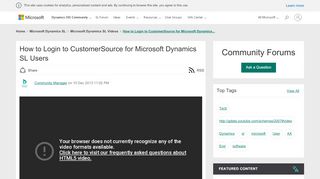 
                            3. How to Login to CustomerSource for Microsoft Dynamics SL Users ...