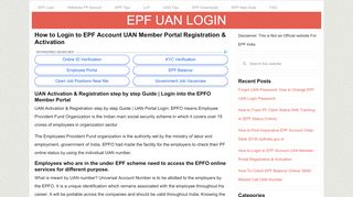 
                            3. How to Login to EPF Account UAN Member Portal Registration ...