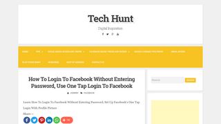
                            1. How To Login To Facebook Without Entering …
