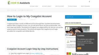 
                            7. How to Login to My Craigslist Account - HowToAssistants.com