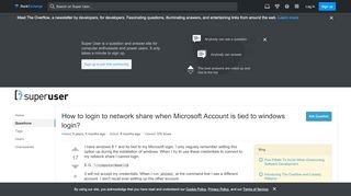 
                            3. How to login to network share when Microsoft Account is ...