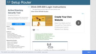 
                            4. How to Login to the Dlink DIR-600 - SetupRouter