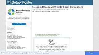 
                            2. How to Login to the Telekom Speedport W 724V - SetupRouter