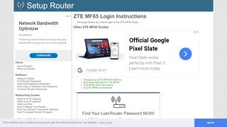 
                            4. How to Login to the ZTE MF65 - SetupRouter