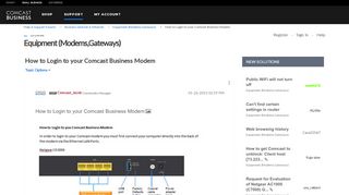 
                            11. How to Login to your Comcast Business Modem - …