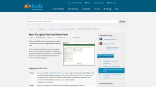 
                            2. How To Login to Zen Cart Admin Panel | Web Hosting Hub