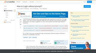 
                            3. How to Login without prompt? - Stack Overflow