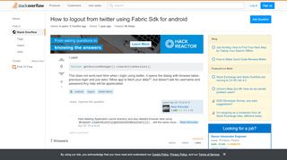 
                            7. How to logout from twitter using Fabric Sdk for android ...