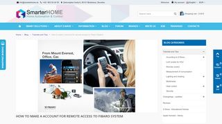 
                            9. How to make a account for remote access to Fibaro System