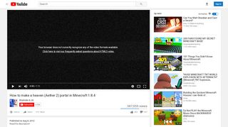 
                            6. How to make a heaven (Aether 2) portal in Minecraft 1.8.4 - YouTube