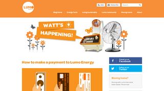 
                            1. How to make a payment to Lumo Energy | Payment Options