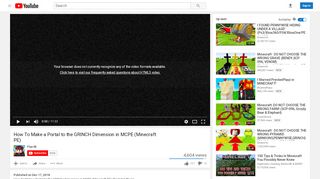 
                            4. How To Make a Portal to the GRINCH Dimension in MCPE (Minecraft ...