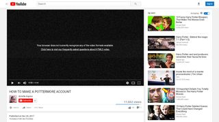 
                            10. HOW TO MAKE A POTTERMORE ACCOUNT - YouTube