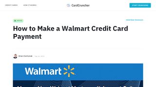 
                            6. How to Make a Walmart Credit Card Payment | CardCruncher