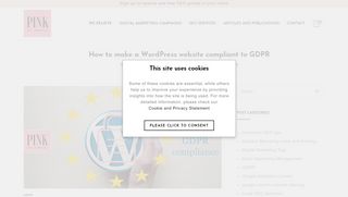 
                            6. How to make a Wordpress website compliant to GDPR