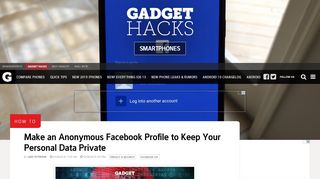 
                            9. How to Make an Anonymous Facebook Profile to Keep Your ...