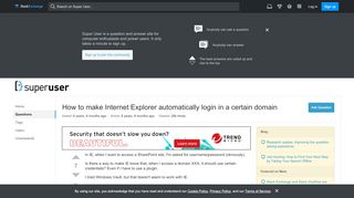 
                            6. How to make Internet Explorer automatically login in a ...