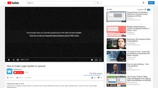 
                            5. How to make Login System in Laravel - YouTube