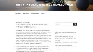 
                            1. How to Make Putty Automatically Login with User and ...