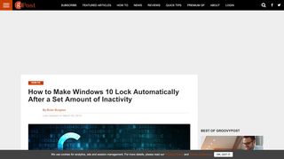 
                            9. How to Make Windows 10 Lock Automatically After a Set Amount of ...