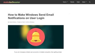 
                            1. How to Make Windows Send Email Notification on User Login