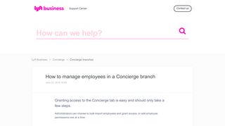 
                            6. How to manage employees in a Concierge branch – …