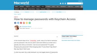 
                            5. How to manage passwords with Keychain Access | Macworld