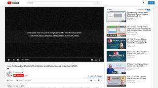 
                            5. How To Manage User Authorization and User Access ... - YouTube