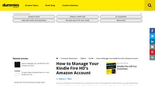 
                            7. How to Manage Your Kindle Fire HD’s Amazon Account