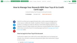 
                            8. How to Manage Your Rewards With Your Toys R Us …