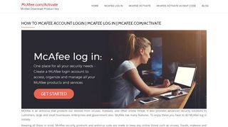 
                            8. How to McAfee Account login | McAfee log in | McAfee.com ...
