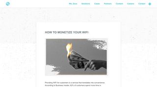 
                            5. How to monetize your WiFi | Zoox