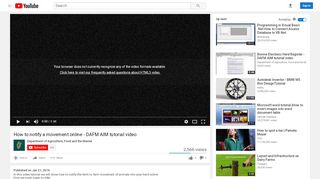 
                            9. How to notify a movement online - DAFM AIM tutorial video ...