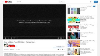 
                            6. How to Obtain Your 45 Childcare Training Hours - YouTube