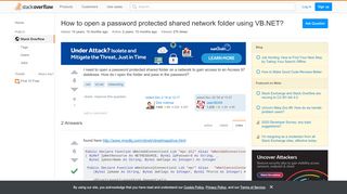 
                            1. How to open a password protected shared network folder ...