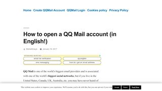 
                            4. How to open a QQ Mail account (in English!)