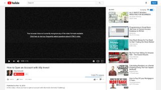
                            9. How to Open an Account with Ally Invest - YouTube